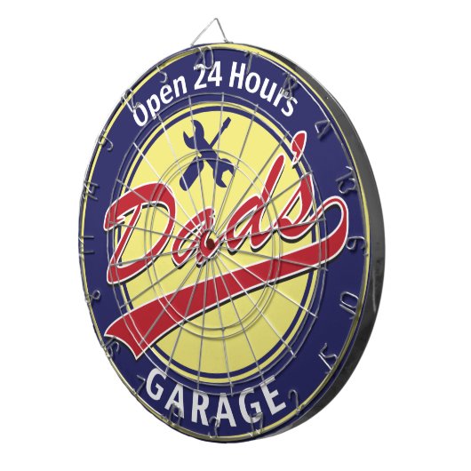 Pap's Garage Dartbord (Voorkant Rechts)