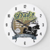 Pap's Garage in kleur Grote Klok (Voorkant)