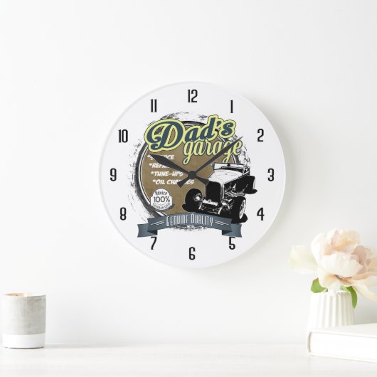 Pap's Garage in kleur Grote Klok (Huis)