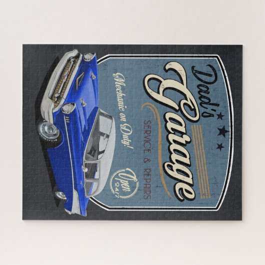 Pap's Garage Jigzaag Puzzle uit 1957 Legpuzzel (Horizontaal)