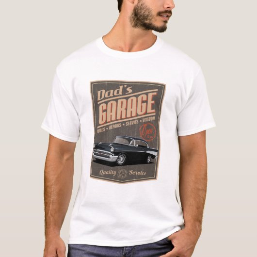 Pap's Garage uit 1957 T-shirt (Voorkant)