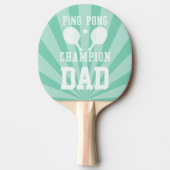 Pap's Green Ping Pong Champion Paddle Tafeltennisbatje (Voorkant)