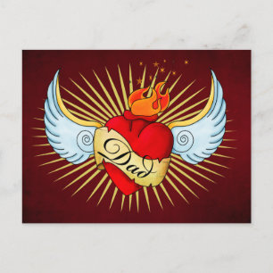 Pap's hart briefkaart