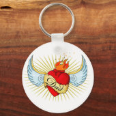 Pap's hart sleutelhanger (Voorkant)