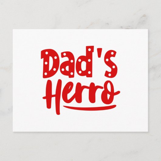 Pap's Herro Briefkaart (Voorkant)