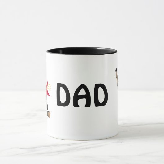 Pap's Hockey Cup Mok (Midden)