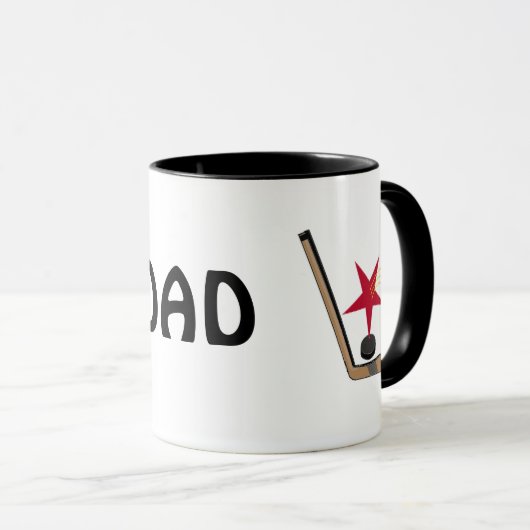 Pap's Hockey Cup Mok (Voorkant rechts)