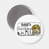 Pap's Hockey Kind Magneet (Voorkant / Achterkant)