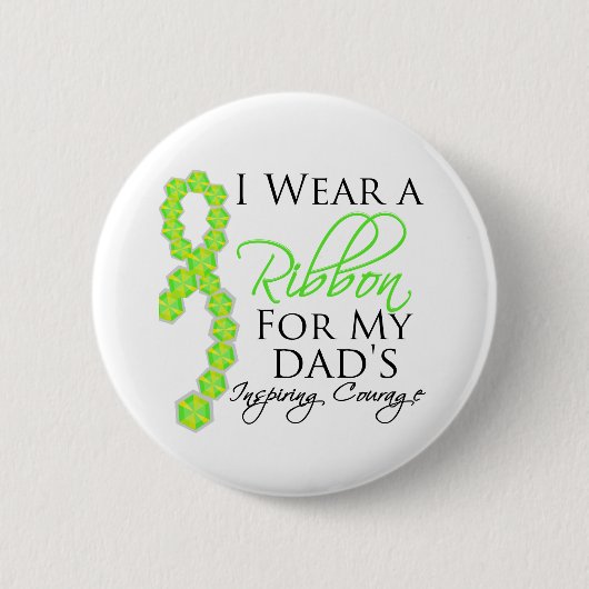 Pap's inspirerende moed - Lymfoom Ronde Button 5,7 Cm (Voorkant)