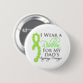 Pap's inspirerende moed - Lymfoom Ronde Button 5,7 Cm (Voorkant /achterkant)