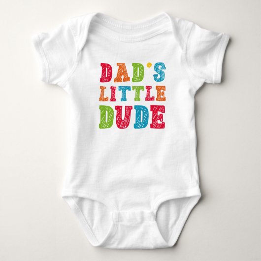 Pap's kleine kerel romper (Voorkant)
