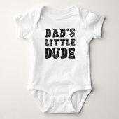 Pap's kleine kerel romper (Voorkant)