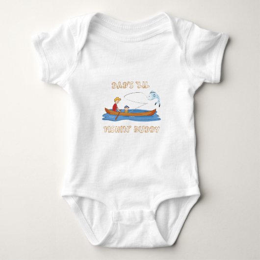 Pap's Lil Fishin' Buddy Romper (Voorkant)