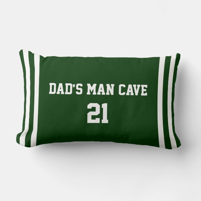 Pap's Man Cave  Sports Fan Pillow Kussen (Voorkant)