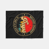 Paps Omdat Opa Voor Oude Kerels Is Retro Voor Groo Fleece Deken (Voorkant (Horizontaal))