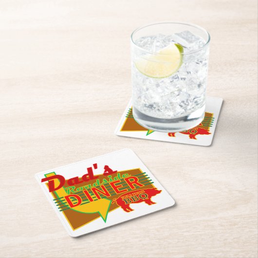 Pap's Onderzetters van Roadside Diner (Insitu)