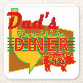 Pap's Onderzetters van Roadside Diner