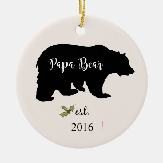 paps ornament pappa beer christmas ornament (Voorkant)