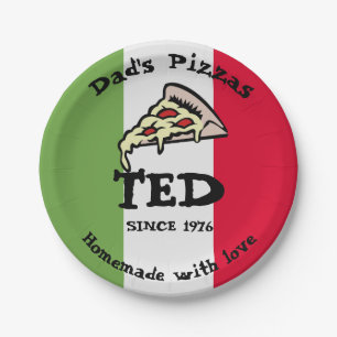 Pap's Pizzas Papieren Bordje