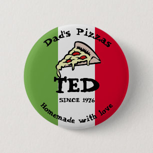 Pap's Pizzas Ronde Button 5,7 Cm