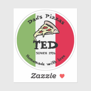 Pap's Pizzas Sticker