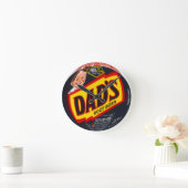 Pap's Root Beer Round Wall Clock Ronde Klok (Huis)