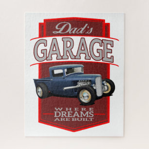 Pap's Street Rod Garage Legpuzzel