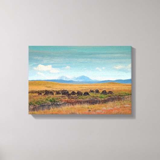 Paps van Jura uit de Islay, Schotland Canvas Afdruk (Voorkant)