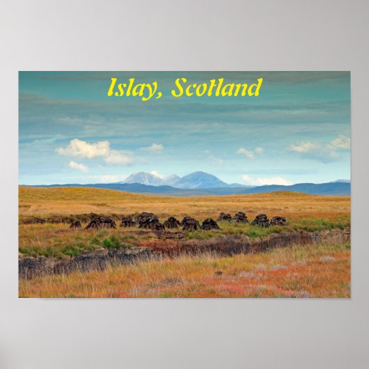 Paps van Jura uit de Islay, Schotland Poster (Voorkant)