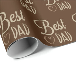 Pap's verjaardag op Brown Cadeaupapier
