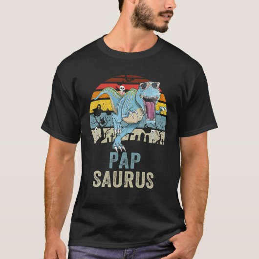 Papsaurus T Rex Dinosaur Pop Saurus T-shirt (Voorkant)