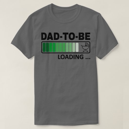 PapTeBe-laden ZwangerschapBekendmaking T-shirt (Design voorkant)