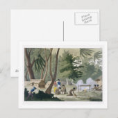 Papu-stam op het eiland Rawak, bord 20 van Le Briefkaart (Voorkant / Achterkant)