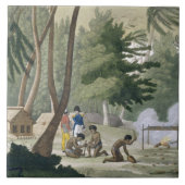 Papu-stam op het eiland Rawak, bord 20 van Le Tegeltje (Voorkant)