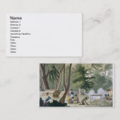 Papu-stam op het eiland Rawak, bord 20 van Le Visitekaartje (Voorkant / Achterkant)