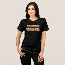 Papua Island Speciale Toeristische Reizen Tri-Blend Shirt