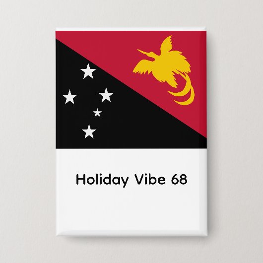 Papua neuguinea flagge  button (Voorkant)