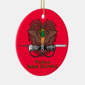 Papua New Guine* keramische kerstversiering Keramisch Ornament (Rechts)