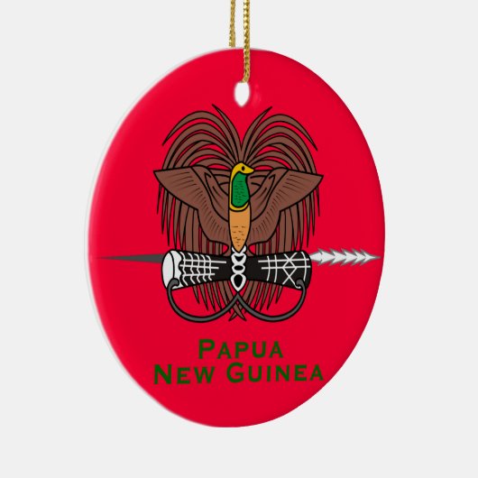 Papua New Guine* keramische kerstversiering Keramisch Ornament (Rechts)