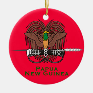 Papua New Guine* keramische kerstversiering Keramisch Ornament