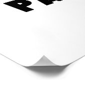 Papua New Guinea Silhouette Poster (Hoek)