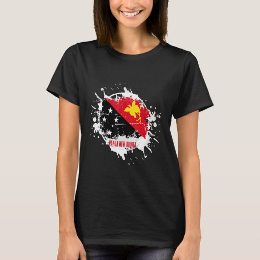 Papua New Guinea Splash T-shirt (Voorkant)