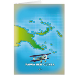 papua nieuwe guinee - kaart .