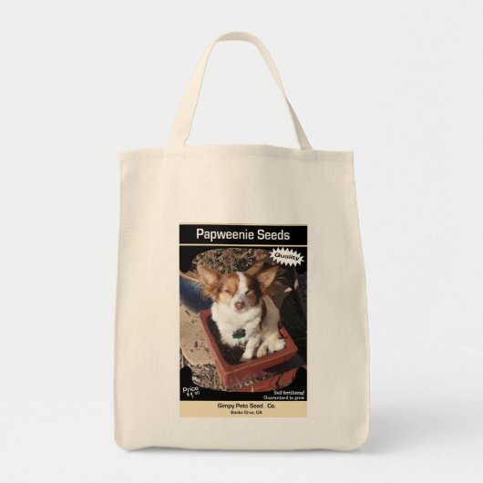 Papweenie Seeds door Gimpy Pets Tote Bag (Voorkant)