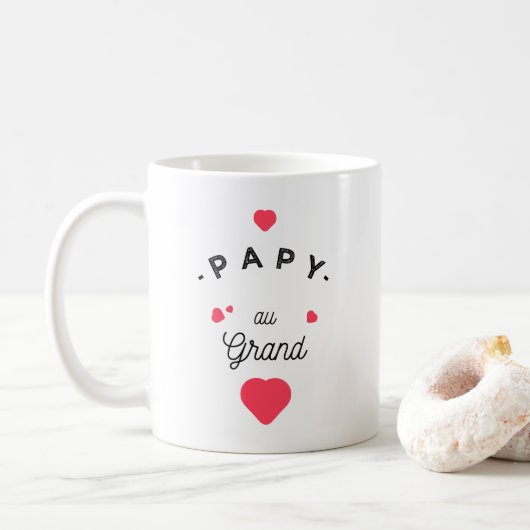 Papy of the Heart Koffiemok (Met donut)