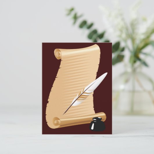 papyrus briefkaart (Staand voorkant)