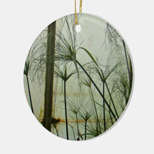 Papyrus Keramisch Ornament (Links)