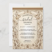 Papyrus  Vellum Overlay Vrijgezellenfeest Kaart (Voorkant)