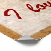 papyrusportret van Jezus Christus voor genezing Poster (Hoek)