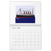 Paquebot France 1912 Calendar Kalender (Jan 2026)